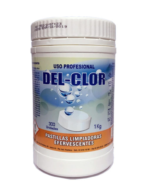 Lejía en pastillas DEL CLOR